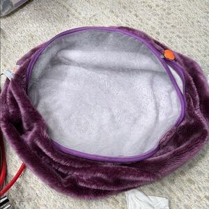 Purple Boon bag for soft toy storage